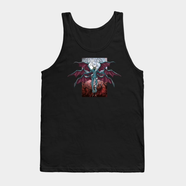 SMT:III Demi-fiend Tank Top by Rick Parsa